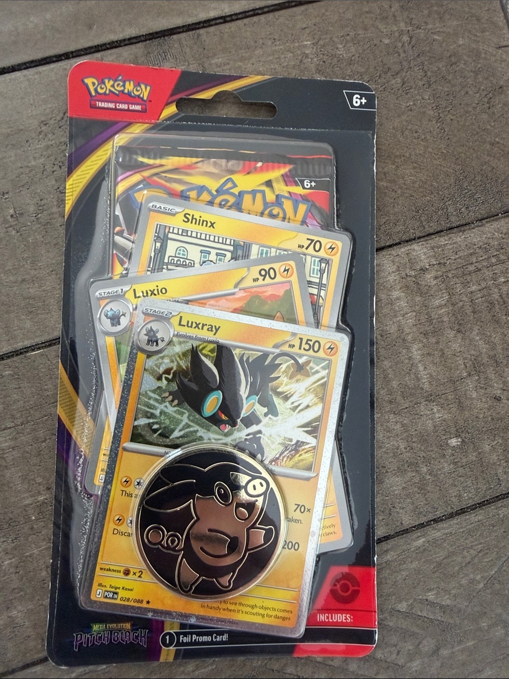 Pokemon TCG Mega Evolution Pitch Black Single Blister (Luxray)